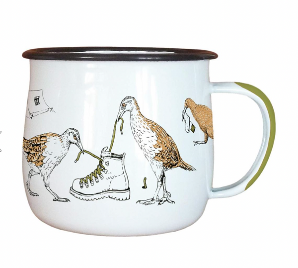 Birds Enamel Mug Mug Wolfkamp & Stone