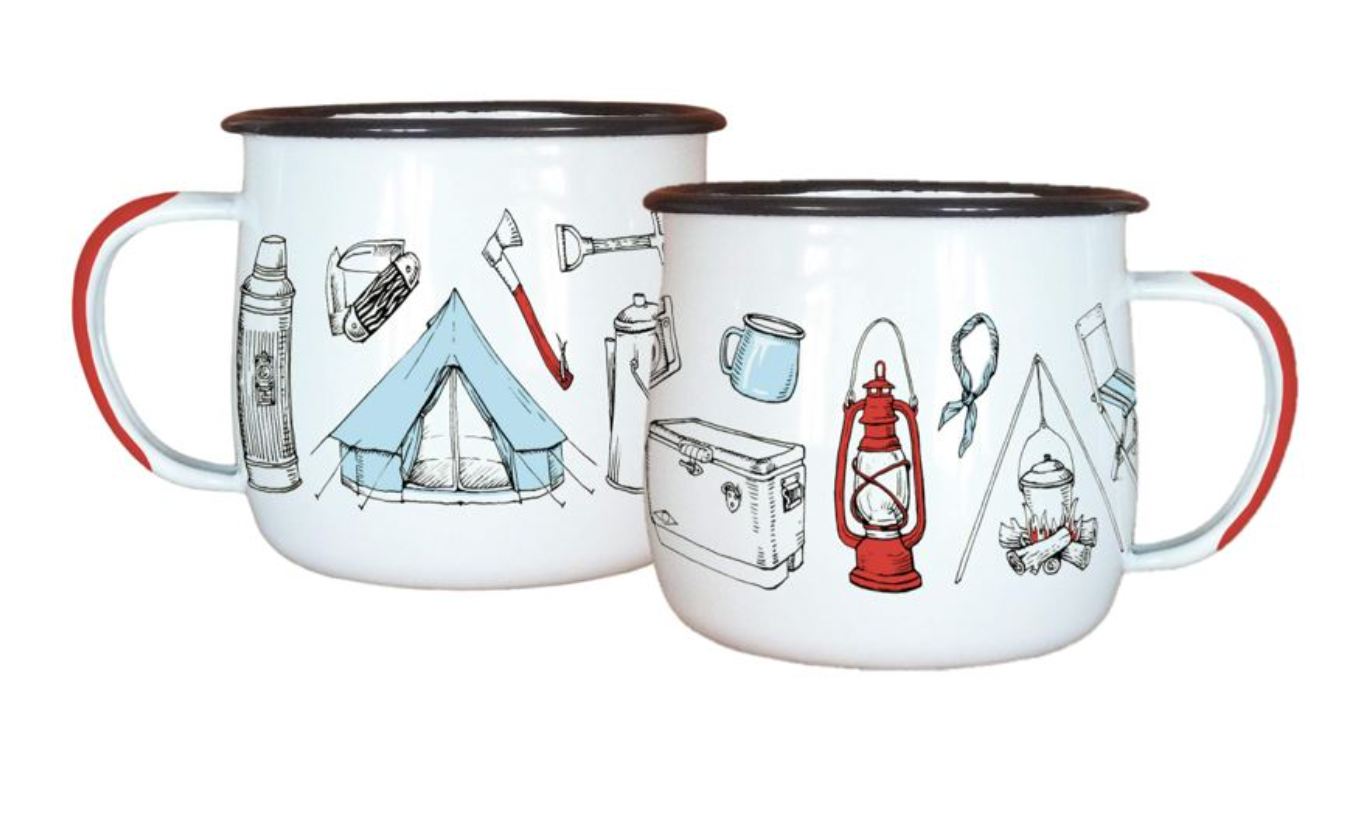 Glamping Enamel Mug