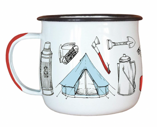 Glamping Enamel Mug