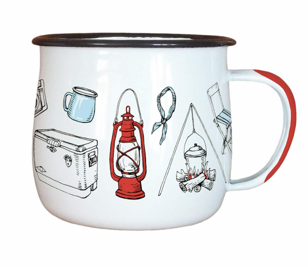 Glamping Enamel Mug