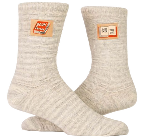 Book Person Forever TAG Socks Socks BlueQ