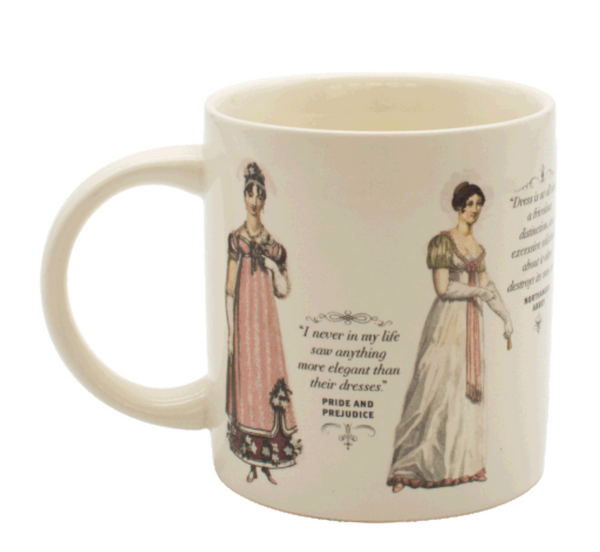 Jane Austen's Regency Finery - Disappearing Mug Heat Reactive