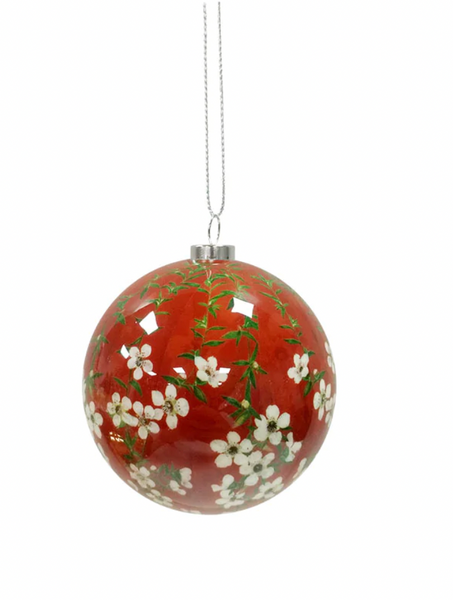 Flora Christmas Baubles Decorations