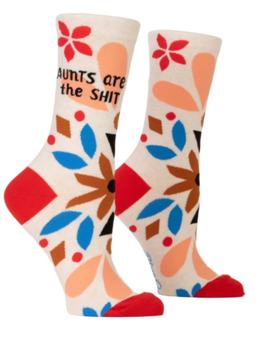 Aunts Are The Shit Crew Socks