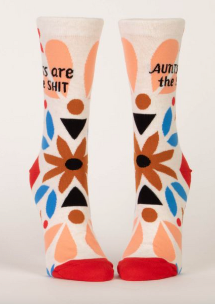 Aunts Are The Shit Crew Socks