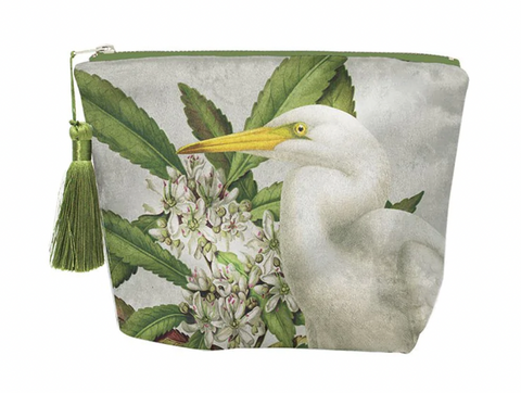 Luxurious Velvet Cosmetic Bags - Heron