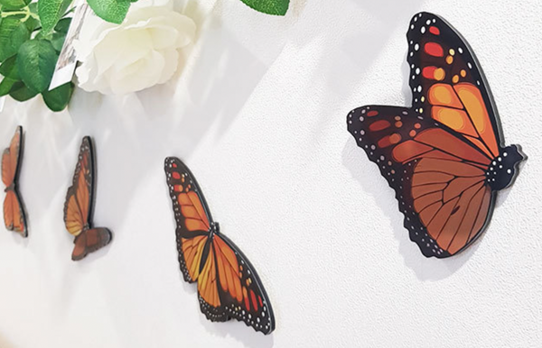 Monarch Butterfly Wall Set Wall Art Crystal Ashley