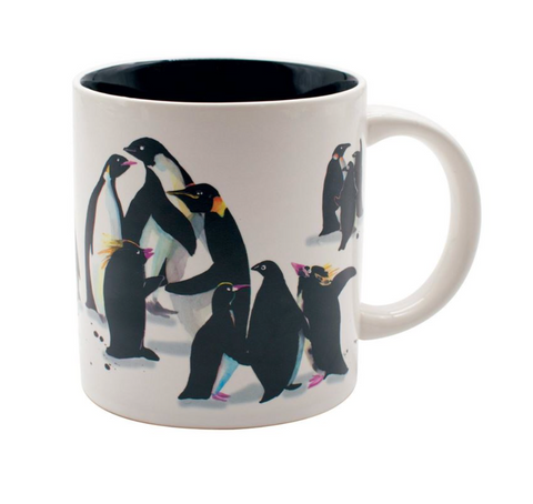 Penguin Party - Disappearing Mug Heat Reactive