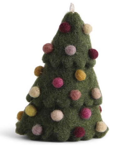 Christmas Tree - Felted Wool Hanging Decoration