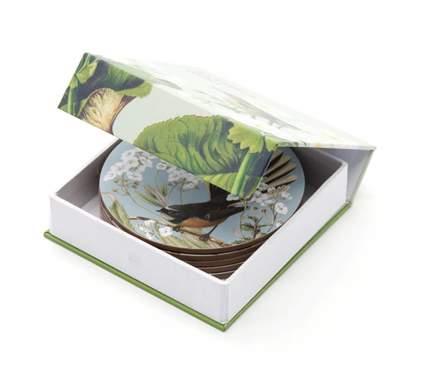 Birds and Botanicals of NZ Box of 6 Coasters Coaster 100% NZ
