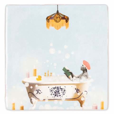 Bathing Time Ceramic Tile