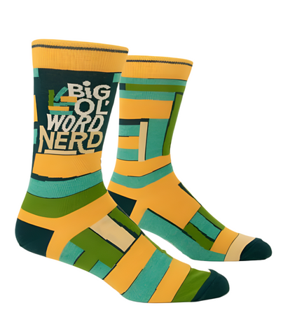 Big Ol' Word Nerd Men's Socks