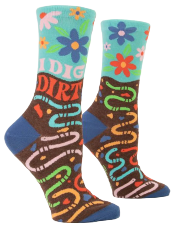 I Dig Dirt Crew Socks