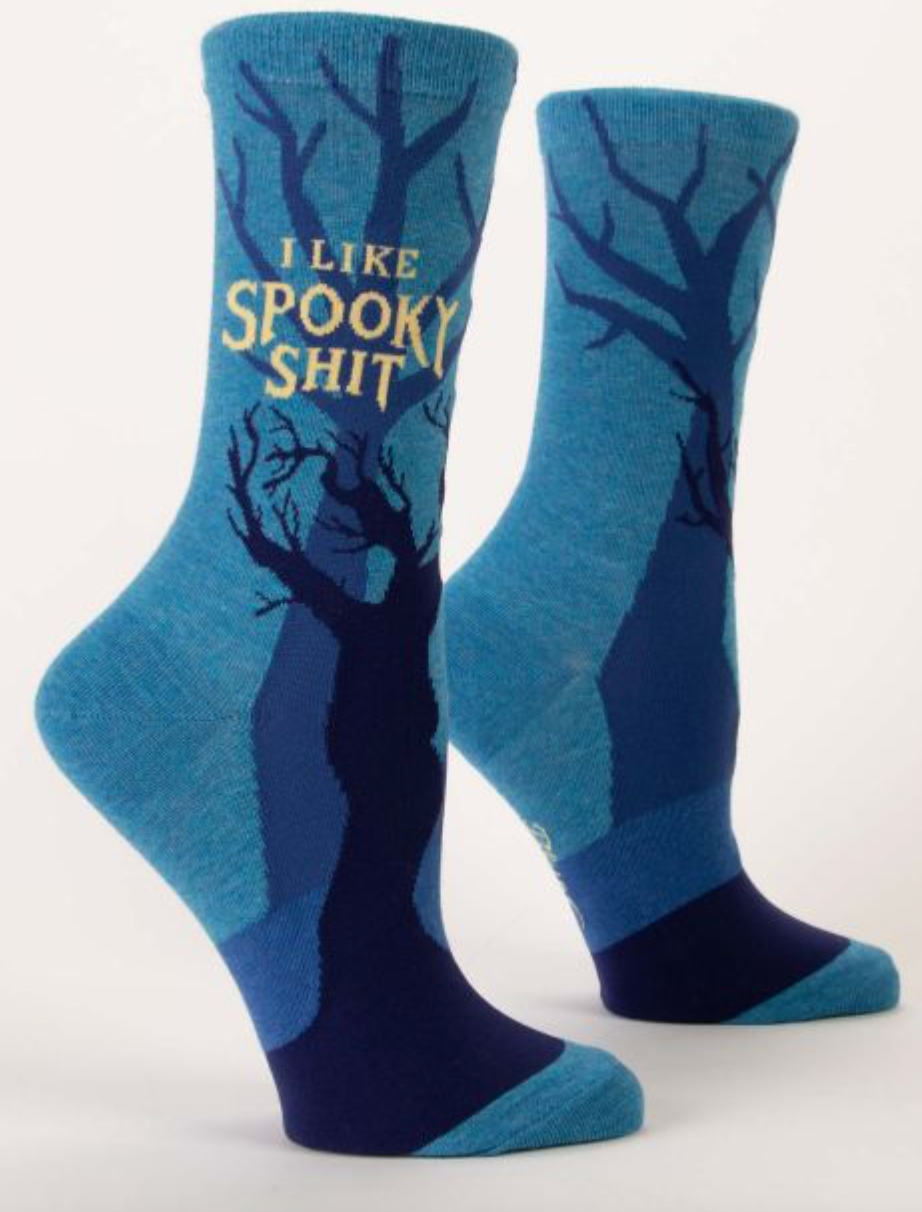 I Like Spooky Shit Crew Socks