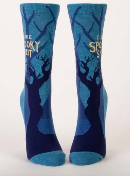 I Like Spooky Shit Crew Socks
