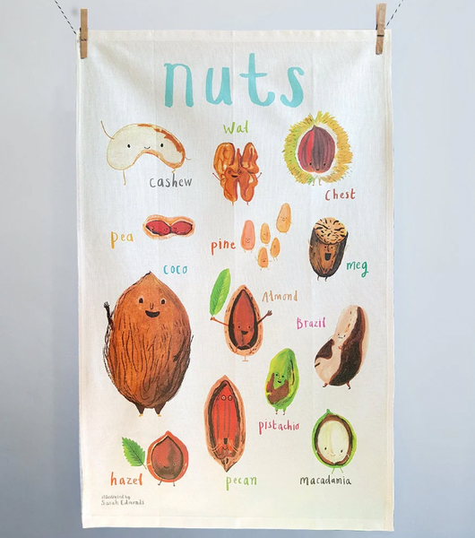 Tea Towel - Nuts