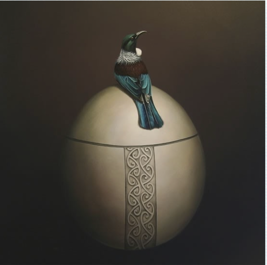 Grounded in Papatuanuku - Jane Crisp - Art Print + Matting