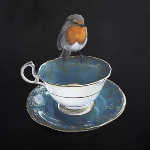 Robin's Rest - Jane Crisp - Art Print + Matting