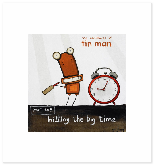 Hitting The Big Time - Tony Crib - Art Print + Matting - Tony Crib - Design Withdrawals