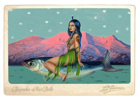 Ruapehu Sea Belle Print Art Print Marika Jones