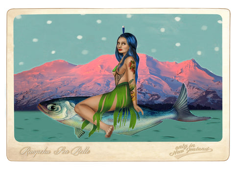 Ruapehu Sea Belle Print - Marika Jones - Design Withdrawals