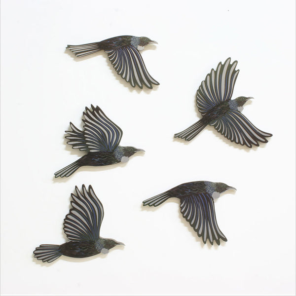 Tui Bird Wall Set