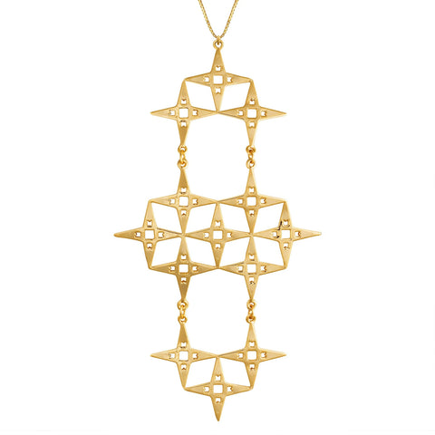 The North Star Necklace | Gold & Platinum