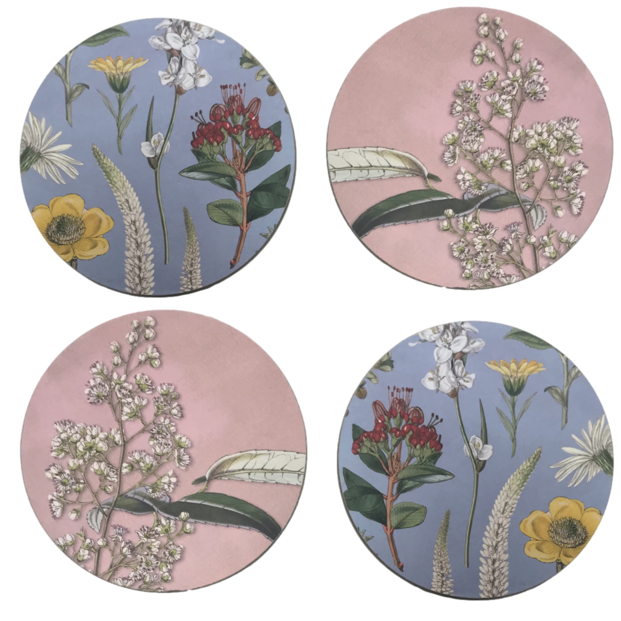 NZ Botanicals Coasters - 4 pack