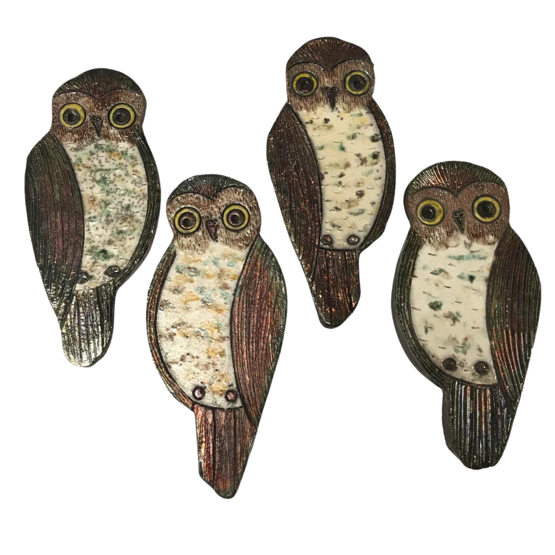 Ceramic Native Morepork Bird Ceramic Kezia Rose