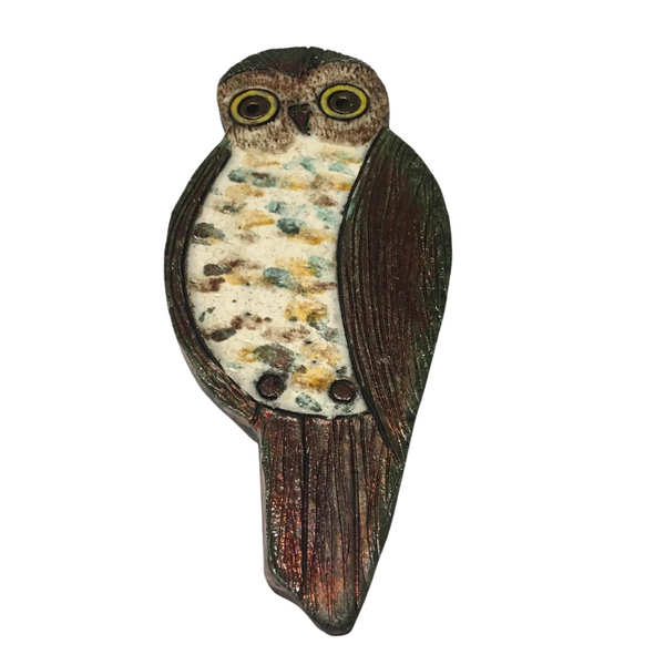 Ceramic Native Morepork Bird Ceramic Kezia Rose