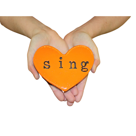 Sing Heart Tile Wall Art M Ceramics