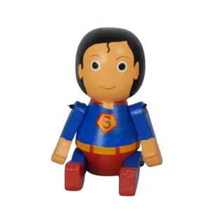 Superman Wooden Figurine
