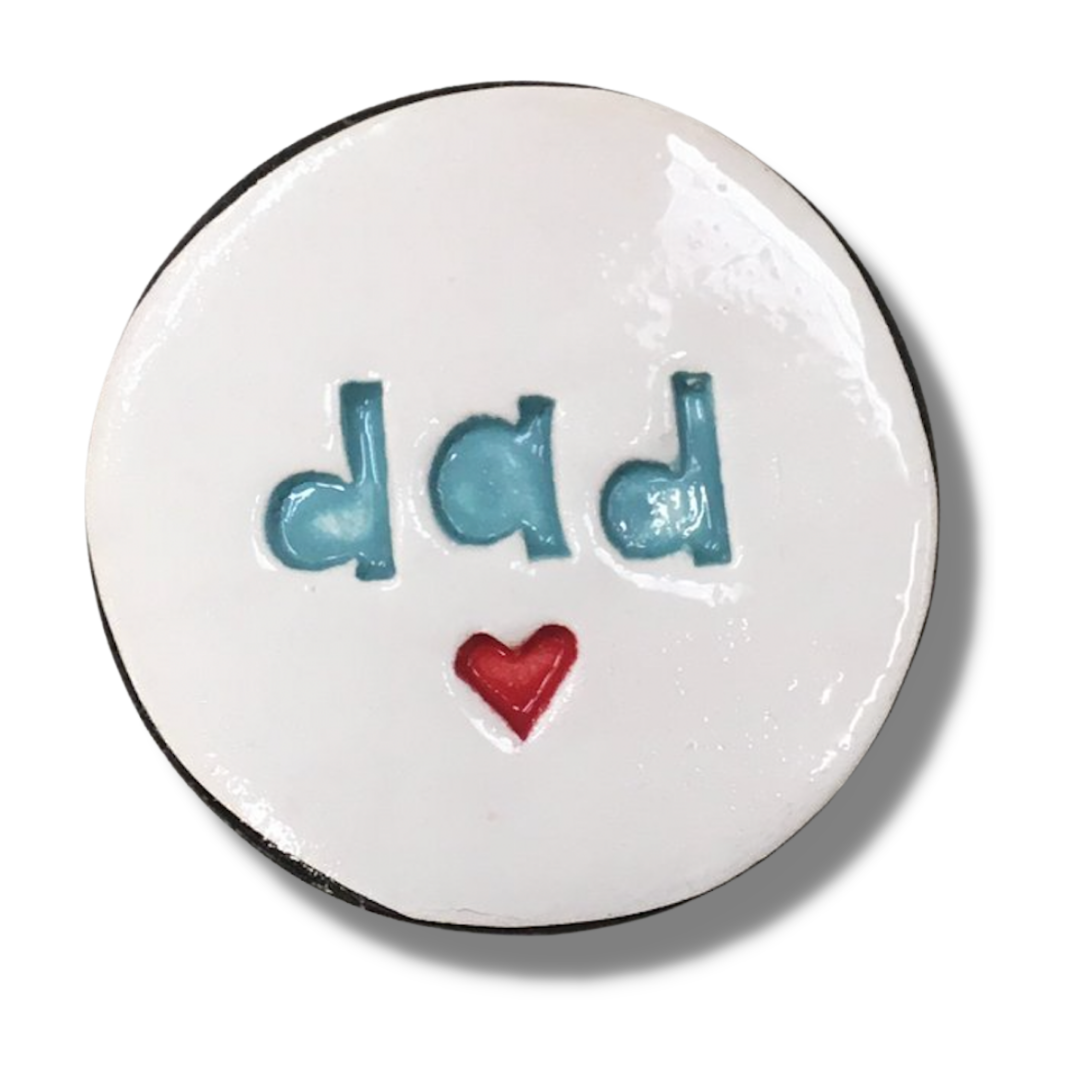 Disc- Dad Wall Art M Ceramics