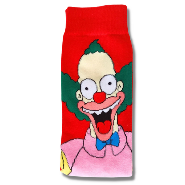 Crusty The Clown Simpsons Socks