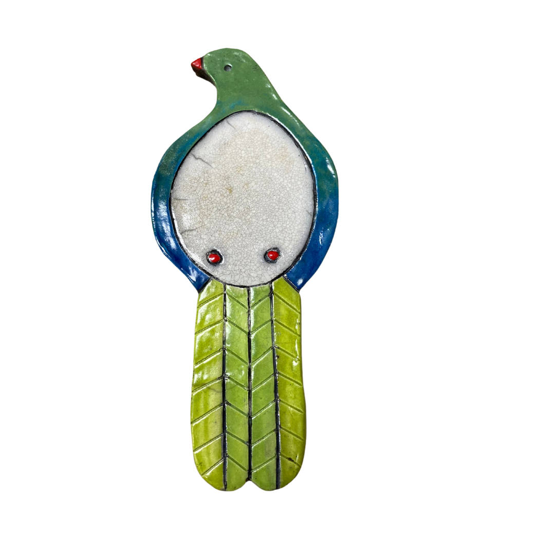 Ceramic Native Kereru Bird - Sitting