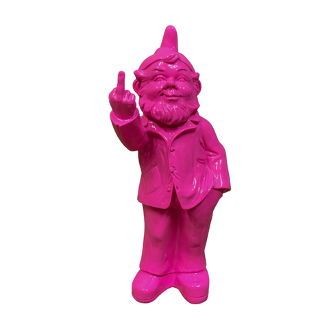 Pop Gnomes Flipping The Bird in 7 different colours