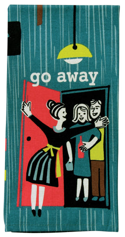 Go Away - Tea Towel