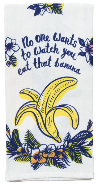 Eat The Banana - Tea Towel