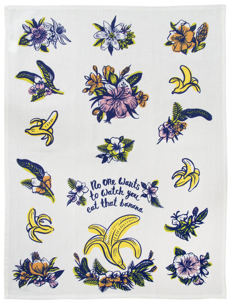 Eat The Banana - Tea Towel