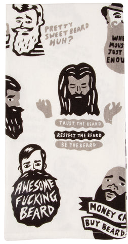 Awesome Fucking Beard - Tea Towel