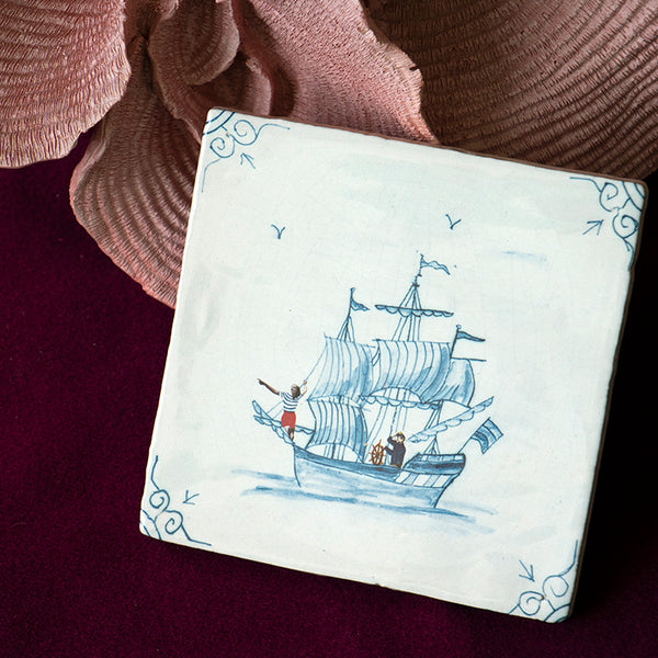 Wind In The Sails Ceramic Tile