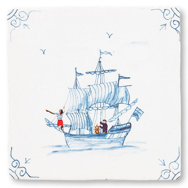 Wind In The Sails Ceramic Tile