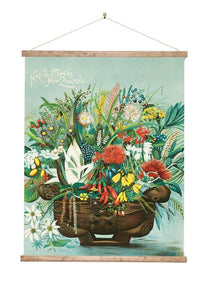 Native Flowers - Wall Chart Art Print 100% NZ