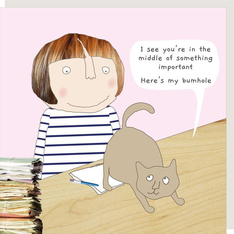 Card -  Cat Bum