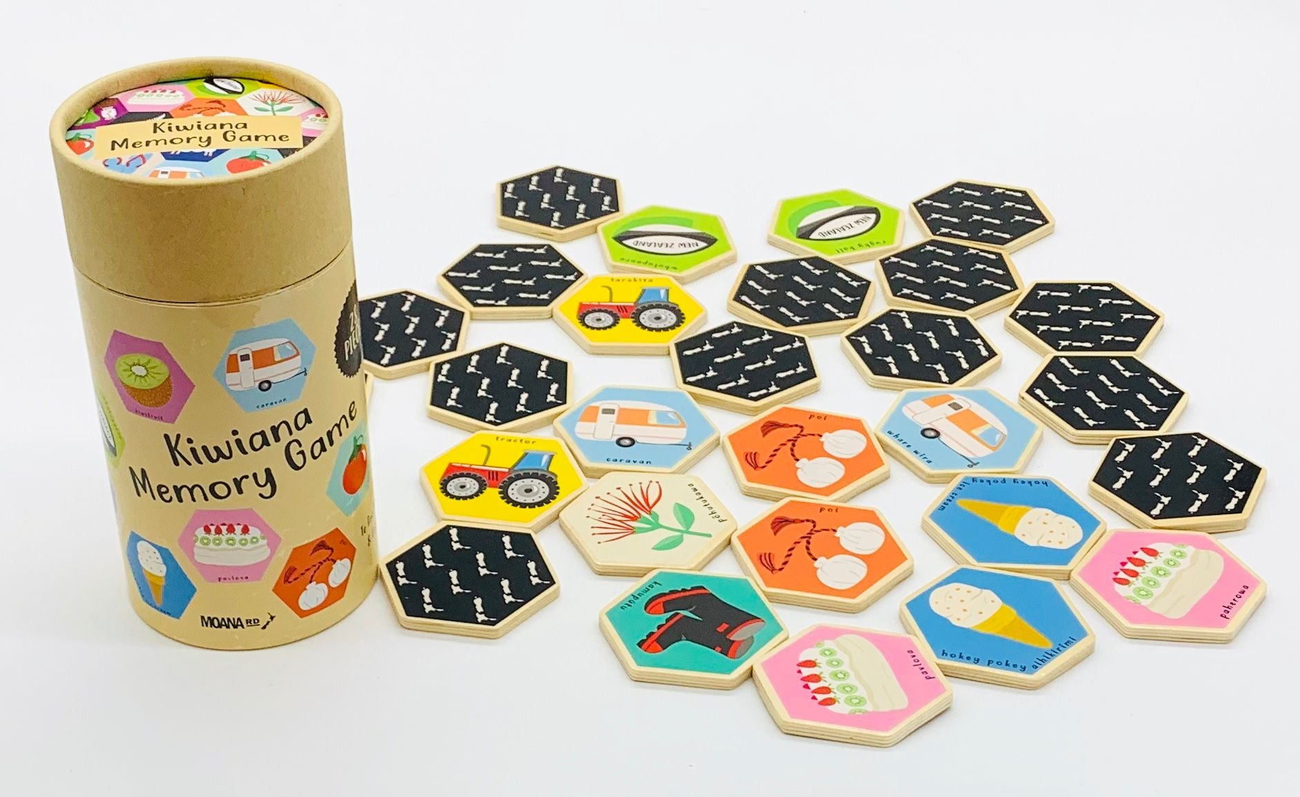 Wooden Memory Game -  Kiwiana