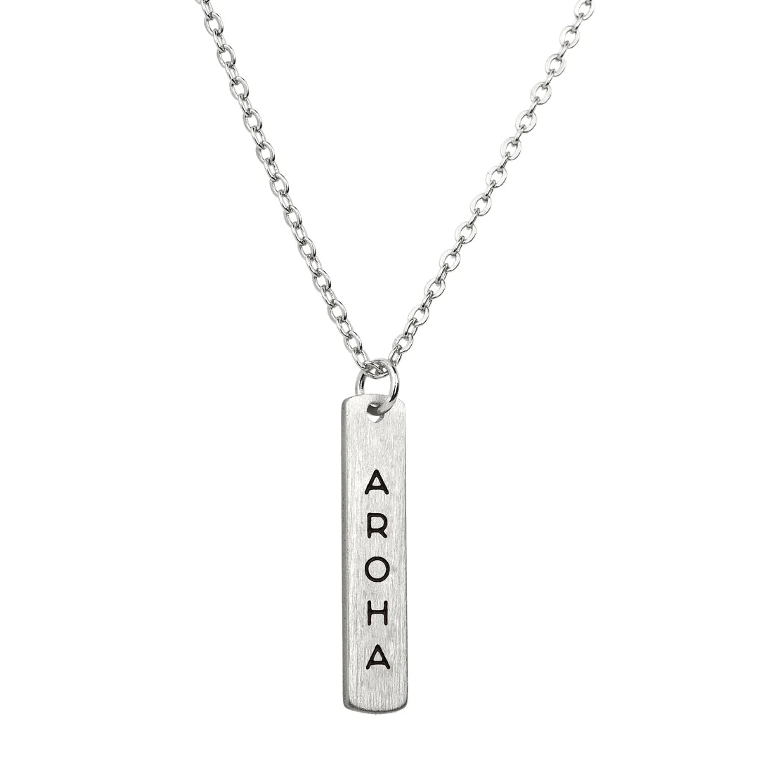 Aroha – Love – Necklace Necklaces Little Taonga Silver