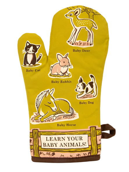 Baby Animals Oven Mitt