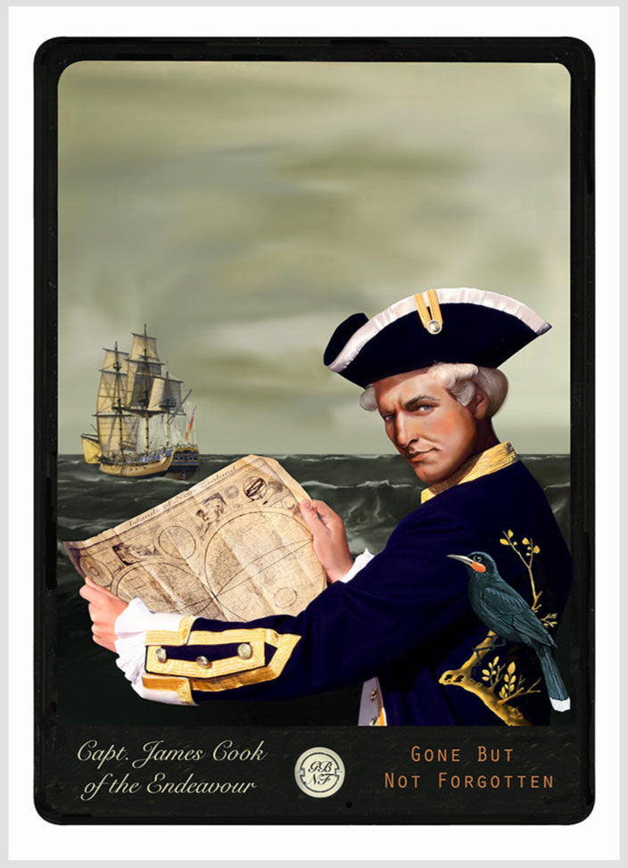 Captain Cook - Art Print - Marika Jones - Design Withdrawals