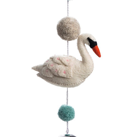 Pom Pom Mobile - Darcy Swan Green