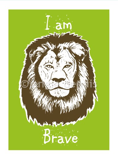 Brave - Art Print Art Print Angie Dennis